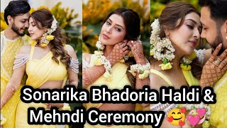 Sonarika Bhadoria Mehndi Ceremony