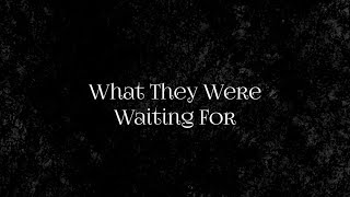 What They Were Waiting For - Seth Carpenter (Lyric Video)