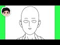 How to draw saitama  onepunch man  easy step by step