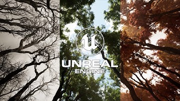 Trees Vol. 4 - Seasons - Strong Wind Demo - Storm - Unreal Engine 5 - UE5 (4K)