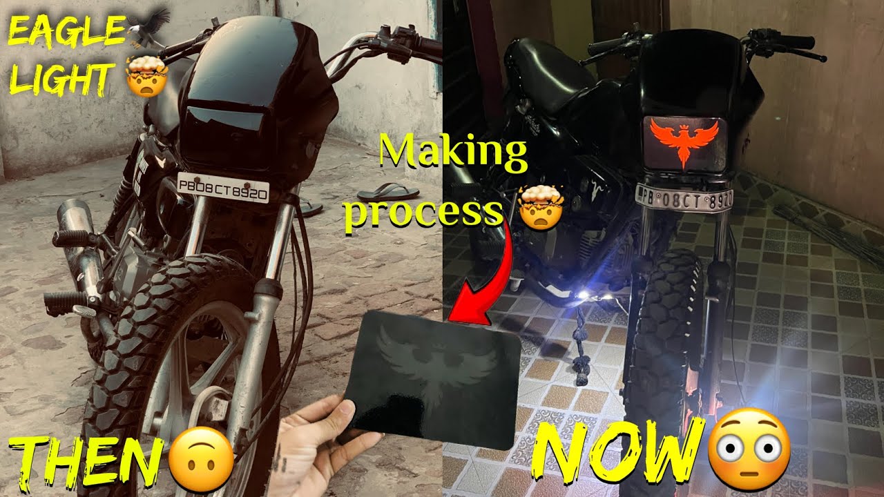 🔥Eagle🦅 |Splendor front light modify 🤯 |Simple & Easy🤩