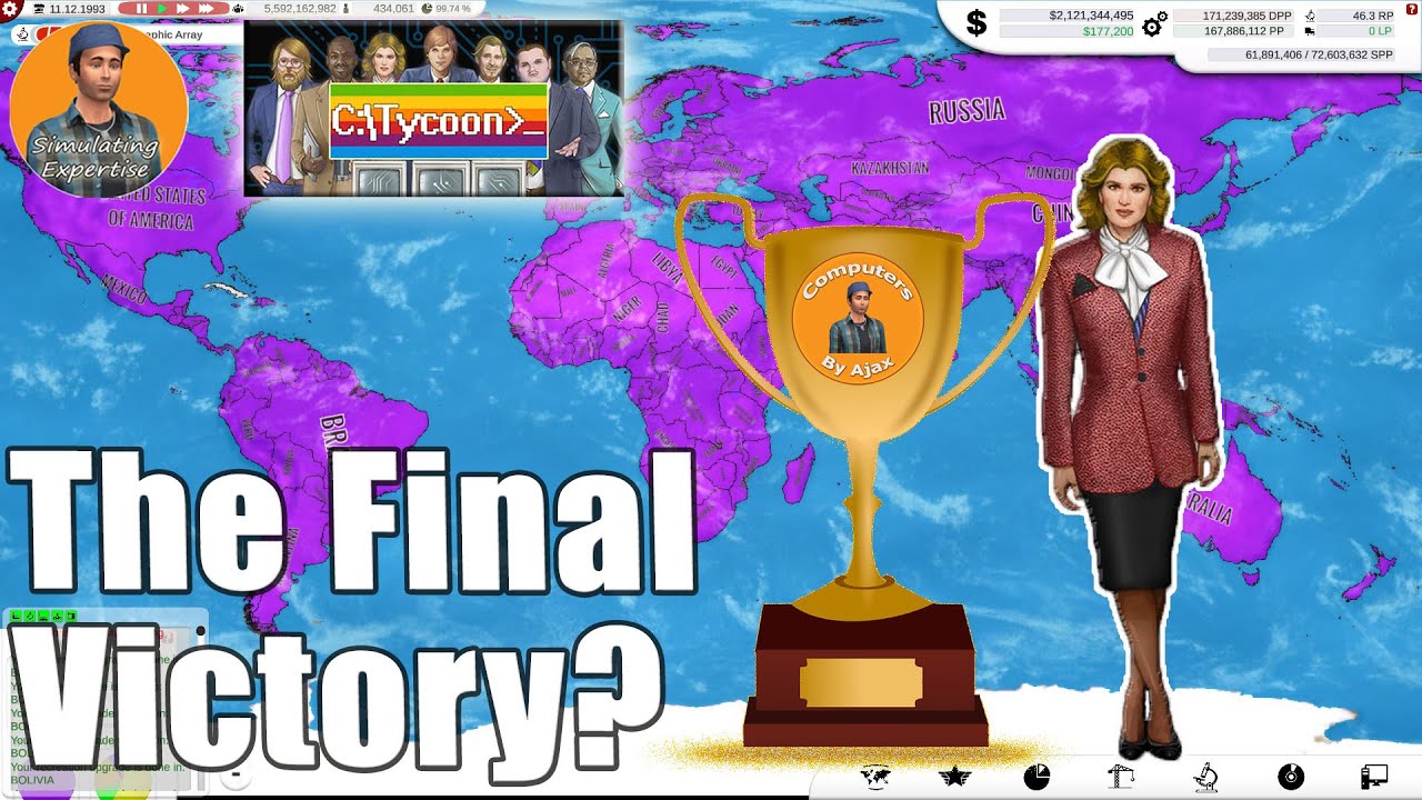 Computer Tycoon : Is The World Mine? : Series Finale Lets Play 4.27