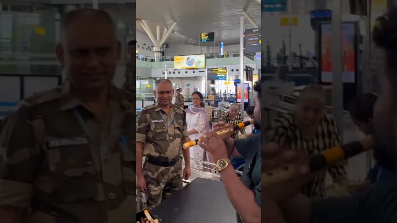 🎶 Live Music at Raipur  Airport | Fun with Airline Staff | Music Lovers Vibes