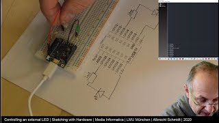 Tutorial: Controlling Digital Outputs with Micropython Image on ESP32 and ESP8266,  connecting LEDs
