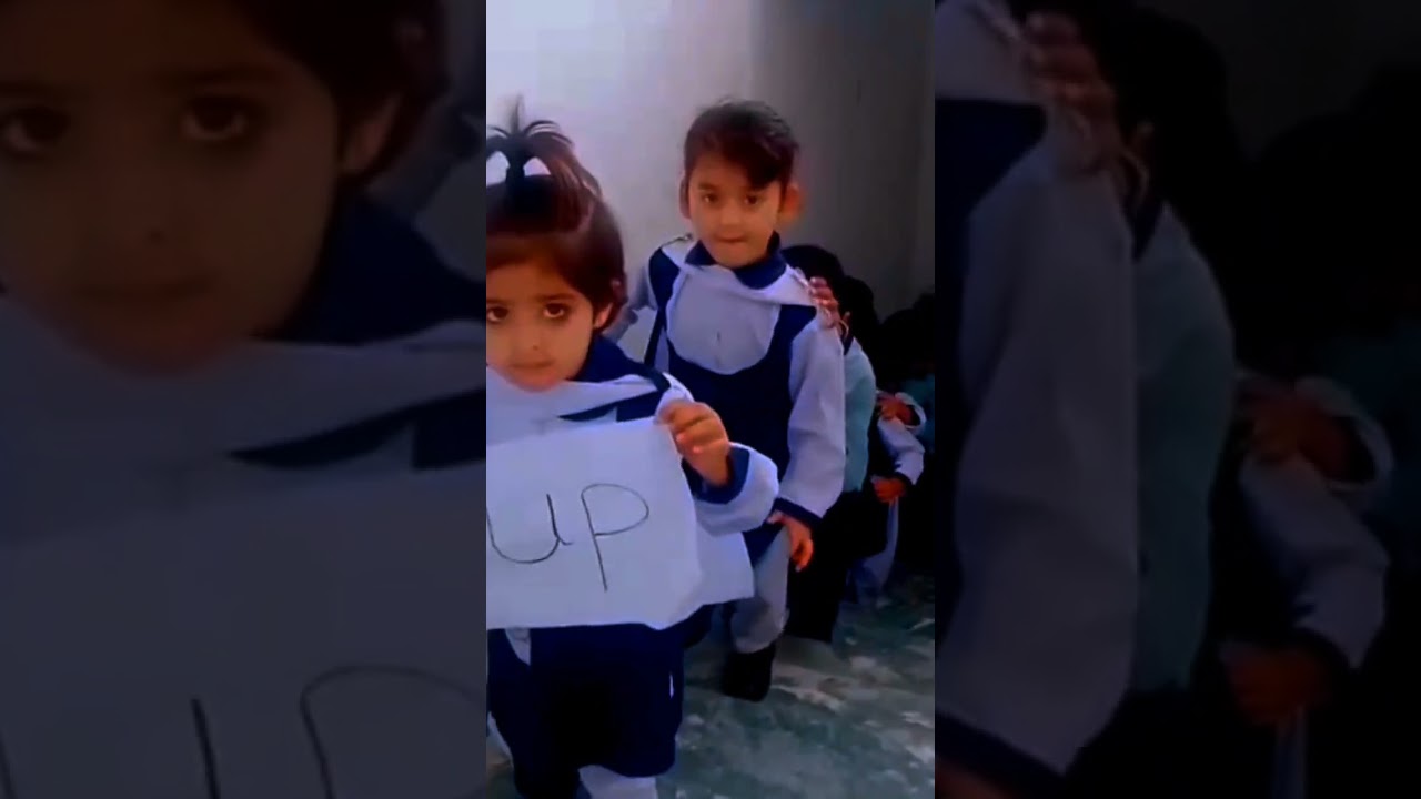 Exploring Heights and Depths: Ujala International English School Kids Mastering Up and Down,