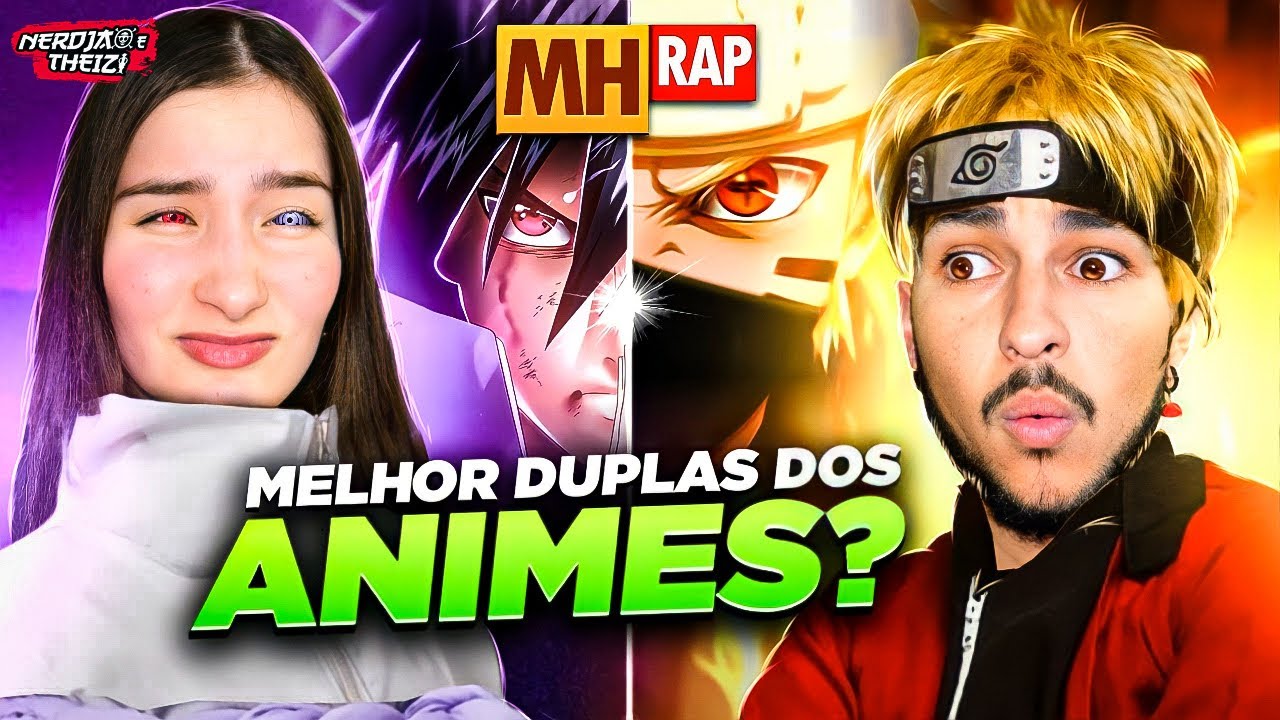 Rap tipo Narutin e Sasuke 2 em 1 | Mhrap (Naruto) | React #53