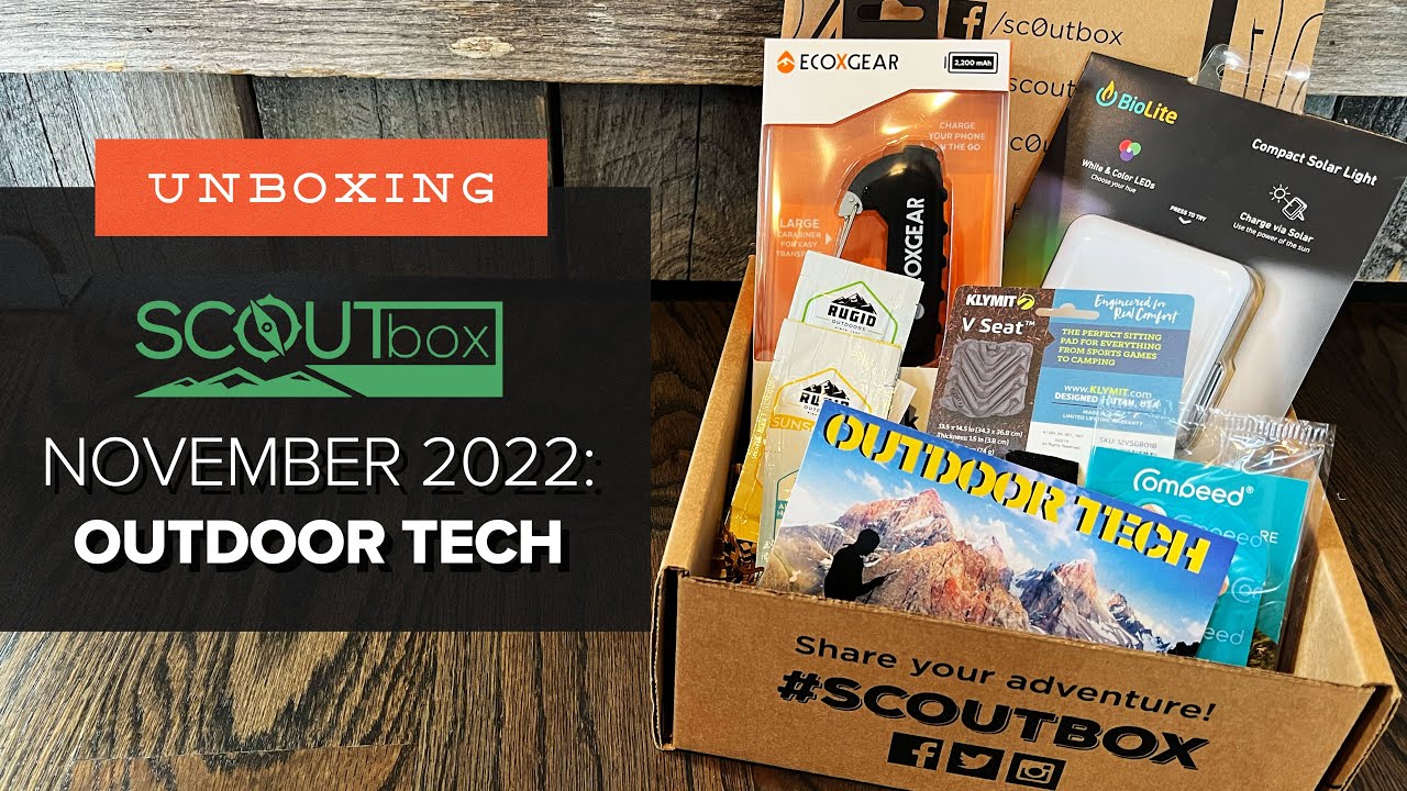 Scout Subscriptions SCOUTbox November 2022 Unboxing - An Outdoors Subscription for Families ...