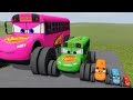 Police Car, Fire Truck &amp; Transport Truck Adventure | Kids Car Animation | Learning Vehicles 🚓🚒