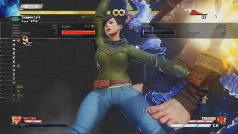 Street Fighter V: Chun post CA stomp mixup