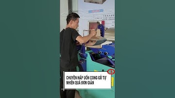 Hấp uốn cong gỗ tự nhiên chỉ với 2 bước quá đơn giản #solidwood #bending  #shorts #semac #quocduy