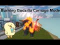 Roblox Kaiju Universe Burning Godzilla Carnage Mode