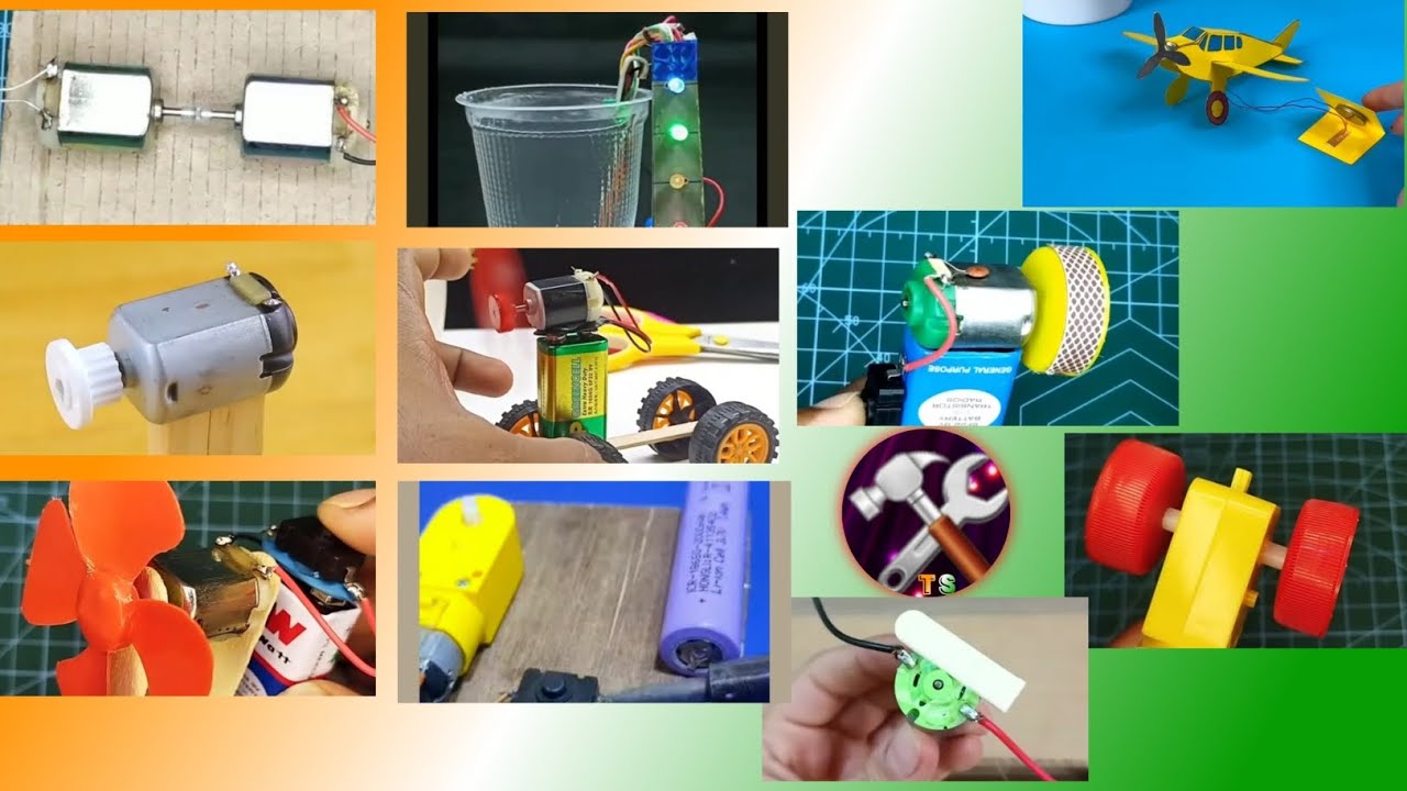 10 Simple Inventions With Dc Motor | diy dc motor project for 7th class ...
