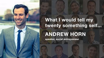 Founder of Tribute, Andrew Horn: What I would tell my twenty something self - Different Hunger