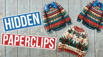 🎄✨ Eenvoudige DIY kerst verborgen paperclips BookMarks Craft Fair ideeën