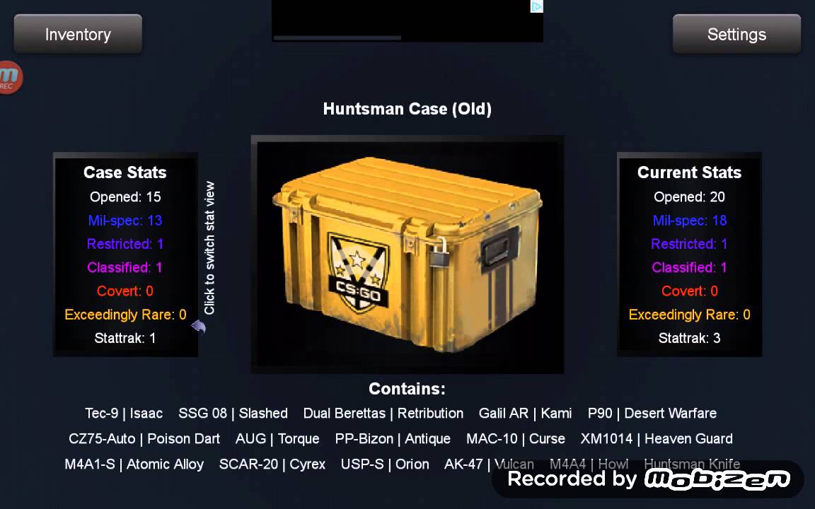 Open case simulator