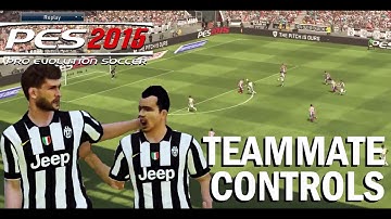 PES 2015 Demo teammate controls