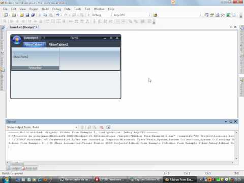DotNetBar Forms Example.avi