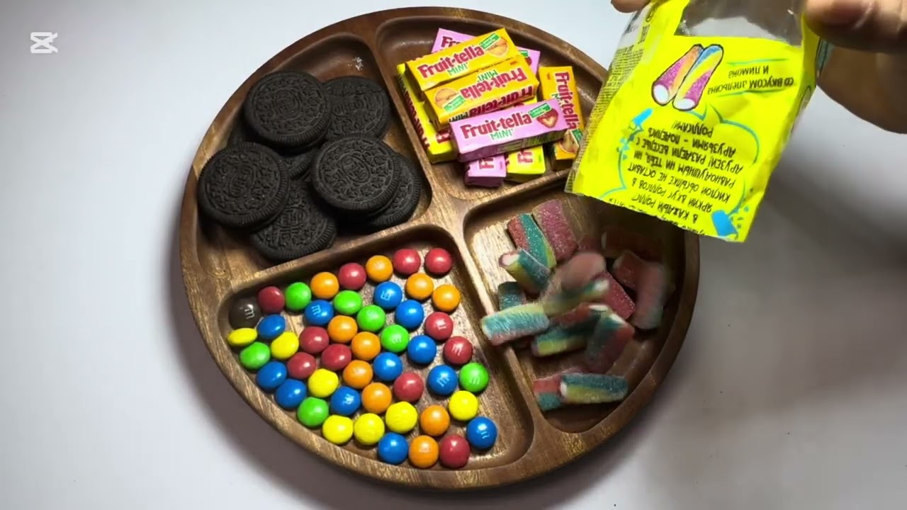 ASMR Sweet Candies 🍬 | M&M’s, Chupa Chups, Fruit-tella, Oreo | Satisfying Sounds