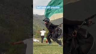 Learn basic paragliding training in Bir India #shortvideo #trending #treval #subscribe #viralvideo