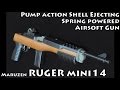 Maruzen RUGER mini 14 Pump action Shell Ejecting Spring powered Airsoft Gun
