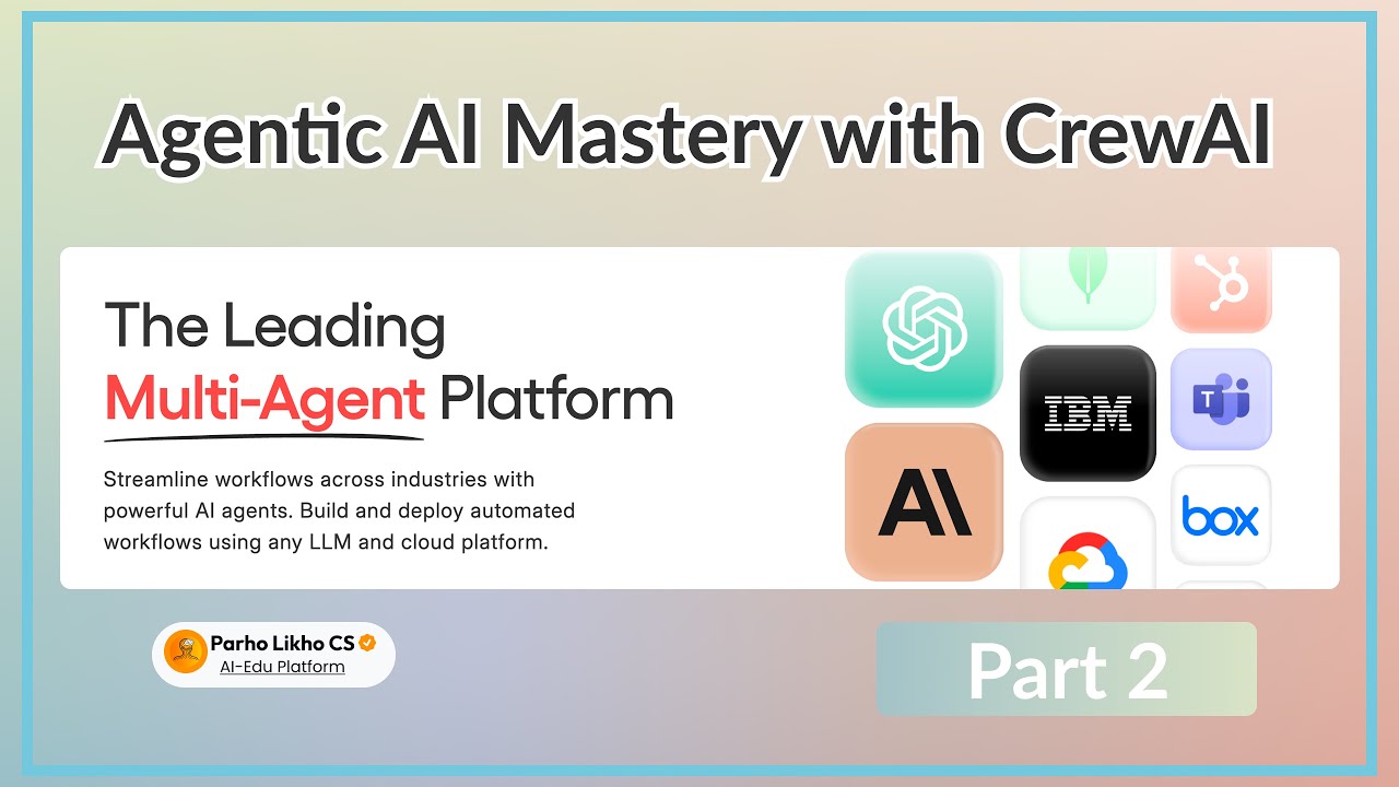 Agentic AI with CrewAI (Part 2) — Build a Social Media Post Writing AI Agent | Full Tutorial