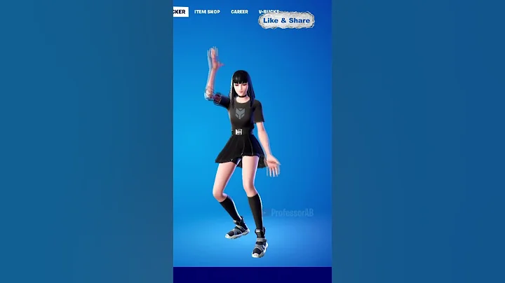 Fortnite Stuck Emote With Charlotte Skin Thicc