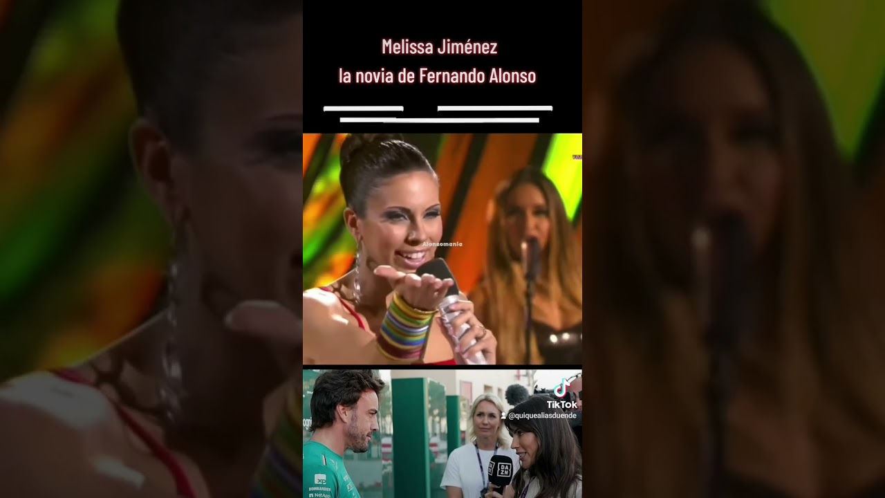 Melissa Jiménez la novia de Fernando Alonso