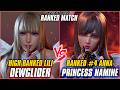 TEKKEN 8 - DEWGLIDER (High Ranked Lili) vs PRINCESS NAMINE (Ranked  #4 Anna) | T8 HIGH LEVEL MATCHES