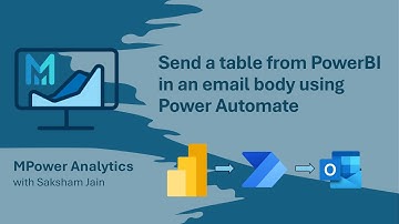 Email Power BI Table with Power Automate | Full Walkthrough