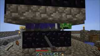 The Death Star XP Farm - Minecraft 1.6 - efficient water flushing mob system - no spawner