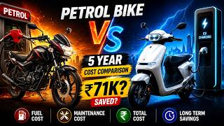 EV Scooter vs Petrol Bike – 5 Year Cost Comparison