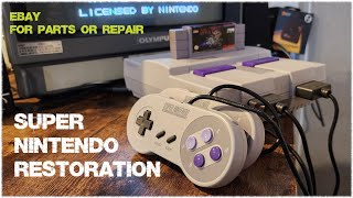Super Nintendo SNES-001 restoration