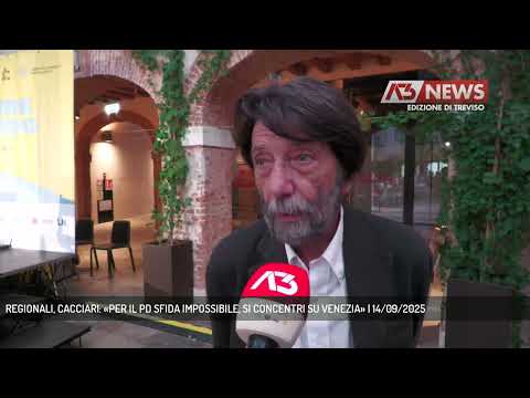 REGIONALI, CACCIARI: «PER IL PD SFIDA IMPOSSIBILE, SI CONCENTRI SU VENEZIA» | 14/09/2025
