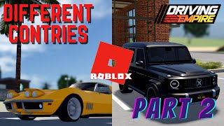 How Different Countries Play Driving Empire PART 2 (Roblox)