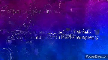 Ch -1 ( Computer : An Electronic Machine) Class - 2