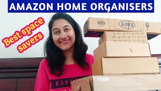 AMAZON SHOPPING HAUL| HOME ORGANISERS| BEST SPACE SAVERS| Indian Mums World