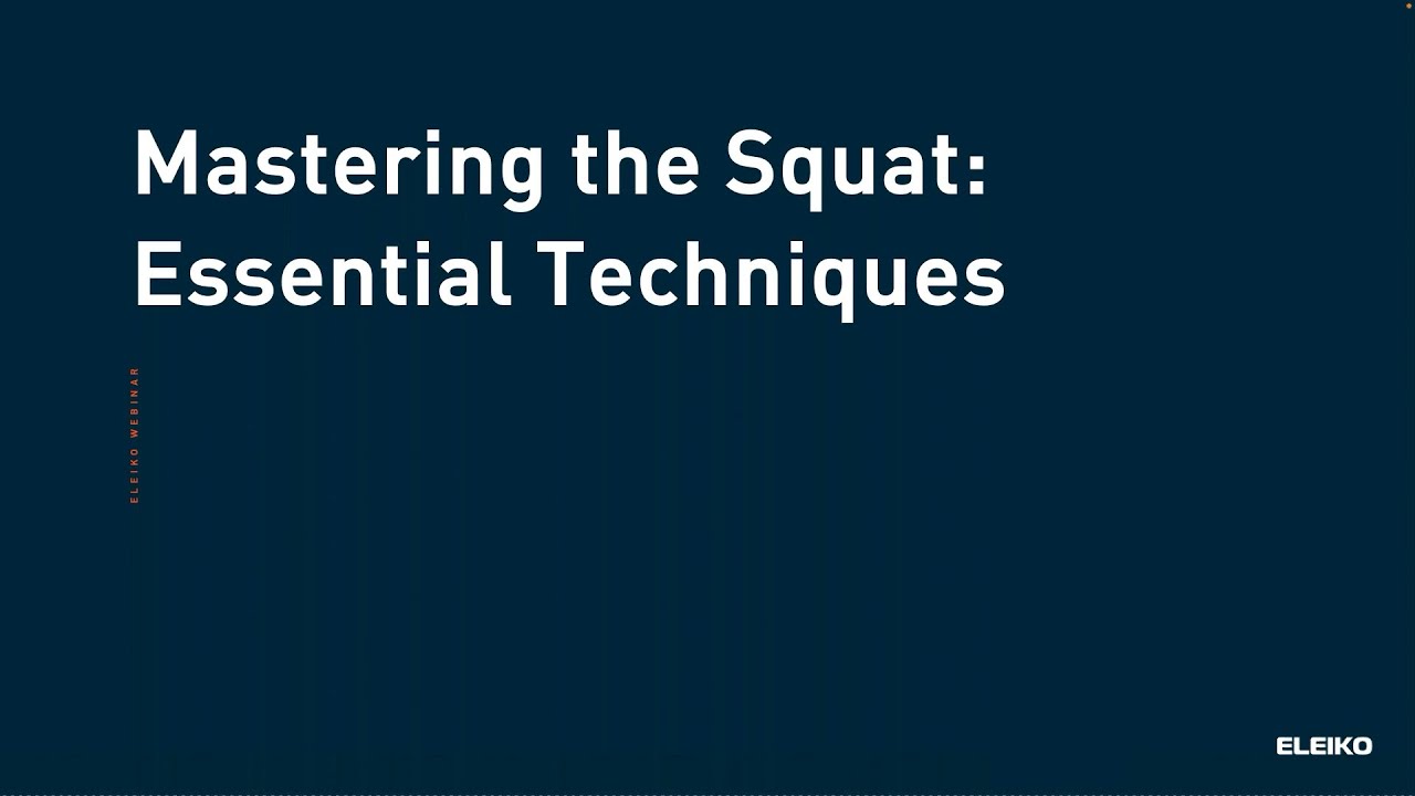 Strength Talks – Mastering the Squat: Essential Techniques for Every ...