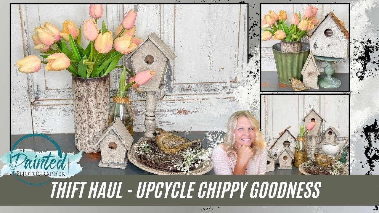 Thrift Flips using DIY Paint and IOD Products - Thrift Haul Finds