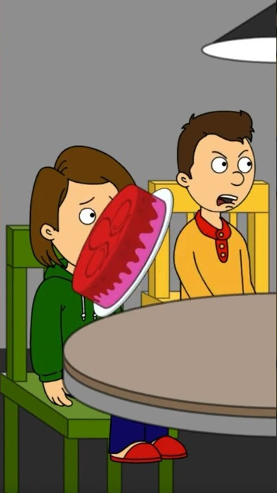 Download lagu Rosie throws a CAKE at her Dads face 💀 #goanimate #caillou