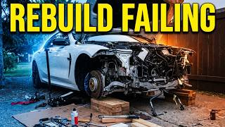 SAVING CRASHED BMW M8 COMPETITION - I'M COOKED MISFIRING ENGINE - PART 2 #DIY
