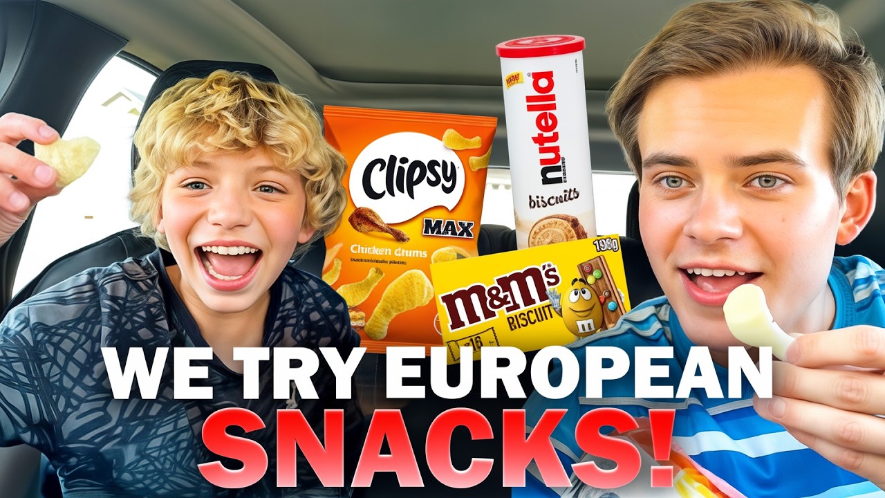 Nick and Francis Try Crazy Snacks!