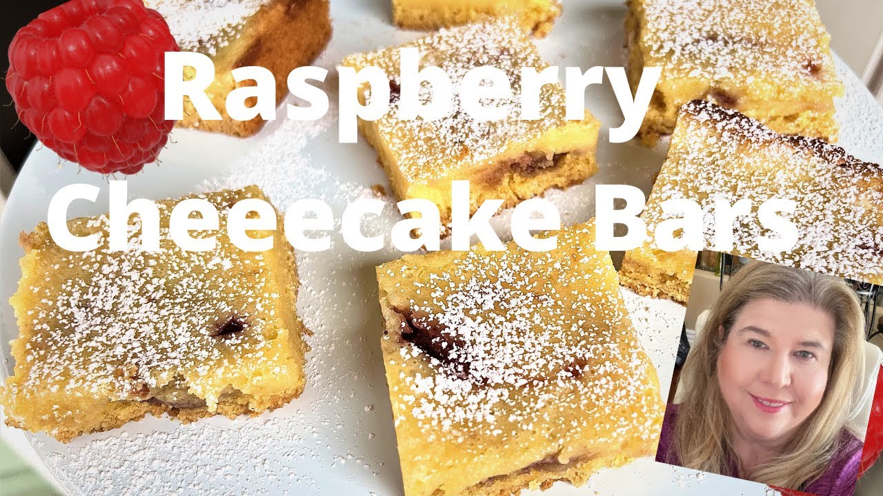 Raspberry Cheesecake Bars Easy Cake Mix Cheesecake Bars!! YouTube