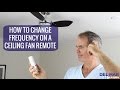 How To Change the Frequency On A Ceiling Fan Remote