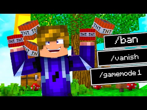 ADMİNİN HESABINI ALIP HEREKESE 5000000 VERDİM ! - MİNECRAFT