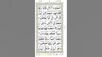 Surah Al Anbiya Ayat 30 
