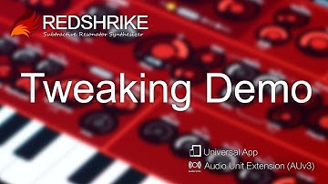 Redshrike - Subtractive Resonator Synthesizer : Tweaking Demo