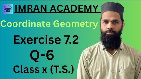 Coordinate Geometry, Exercise 7.2, Q-6, Class- x, #ssc #green board #education