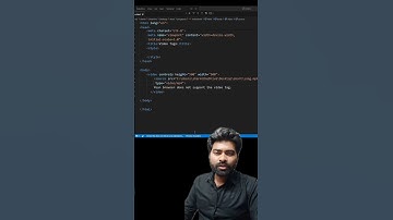 HTML Video Tags #shorts #youtubeshorts #webdevelopment #video #trending