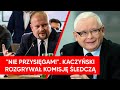 "Nie przysięgam!". Chaos na komisji z Kaczyńskim. Stawiał warunki, naciskał na Zembaczyńskiego