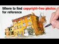 Where to find copyright free photos for sketching